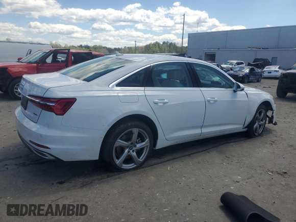 2024 Audi A6 Premium z VIN WAUD3BF27RN037993, wystawiony jako Copart lot #53230365 z przebiegiem 5 275 mil mil oraz Szkoda całkowita • Salvage title. Historia ofert i sprzedaży dostępna na DreamBid. Obrazek 3.