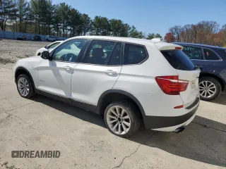 2013 BMW X3 xDrive28i with VIN 5UXWX9C54D0A09096, listed as a Copart auction lot 52481325 with Not Provided miles and Clean Title. Bid and sale history available at DreamBid. Image 2.