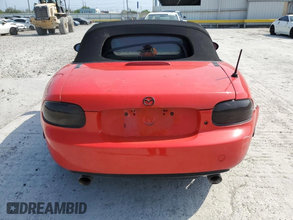 2006 Mazda MX-5 Miata Grand Touring with VIN JM1NC25F160109470, listed as a Copart auction lot 49922005 with 175,130 mi miles and Salvage title. Bid and sale history available at DreamBid. Image 6.