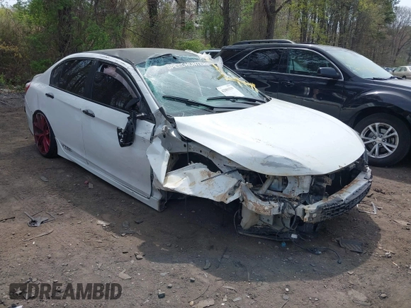 2016 Honda Accord Sport z VIN 1HGCR2F50GA213439, wystawiony jako IAAI lot #42081539 z przebiegiem 82 937 mil mil oraz . Historia ofert i sprzedaży dostępna na DreamBid. Obrazek 1.