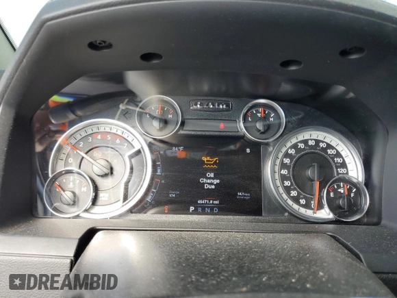 2014 Ram 1500 R/T with VIN 3C6JR6CT0EG290186, listed as a Copart auction lot 75236354 with 45,471 mi miles and Salvage Title. Bid and sale history available at carsss.com. Image 9.