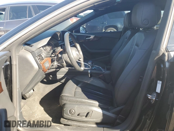 2019 Audi A5 Sportback Premium with VIN WAUANCF54KA063607, listed as a Copart auction lot 76295633 with 126,408 mi miles. Bid and sale history available at carsss.com. Image 7.