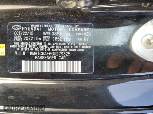 2016 Hyundai Veloster Turbo z VIN KMHTC6AE6GU279325, wystawiony jako Copart lot #48950525 z przebiegiem 135 207 mil mil oraz Szkoda całkowita • Salvage title. Historia ofert i sprzedaży dostępna na DreamBid. Obrazek 14.