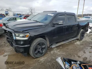 2019 Ram 1500 Big Horn/Lone Star with VIN 1C6SRFFT8KN710666, listed as a Copart auction lot 46471225 with 71,171 mi miles and Non Repairable. Bid and sale history available at carsss.com. Image 1.