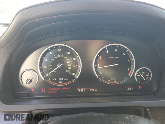 2012 BMW 7 Series 750Li xDrive с VIN WBAKC8C50CC435719, выставлен на аукционе Copart как лот 50041005 с пробегом 78 482 миль миль и Списание • Salvage title. История ставок и продаж доступна на DreamBid. Изображение 9.