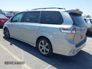 2017 Toyota Sienna SE with VIN 5TDXZ3DC8HS796970, listed as a IAAI auction lot 42272964 with 114,237 mi miles and . Bid and sale history available at DreamBid. Image 3.
