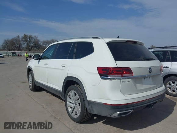 2021 Volkswagen Atlas SEL with VIN 1V2BR2CA8MC532226, listed as a IAAI auction lot 41741891 with 62,537 mi miles and . Bid and sale history available at DreamBid. Image 3.