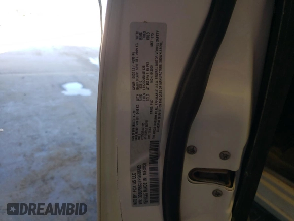 2023 Ram 2500 Tradesman z VIN 3C6UR5CJ7PG606482, wystawiony jako Copart lot #76963374 z przebiegiem Nie podano mil oraz Szkoda całkowita • Salvage title. Historia ofert i sprzedaży dostępna na DreamBid. Obrazek 12.