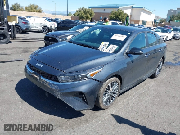 2024 Kia Forte GT-Line with VIN 3KPF54AD4RE803242, listed as a IAAI auction lot 41826518 with 5,099 mi miles. Bid and sale history available at carsss.com. Image 2.