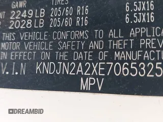 2014 Kia Soul with VIN KNDJN2A2XE7065325, listed as a IAAI auction lot 41751585 with 161,937 mi miles. Bid and sale history available at carsss.com. Image 9.