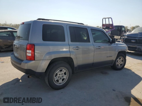 2017 Jeep Patriot Sport with VIN 1C4NJPBA6HD149986, listed as a Copart auction lot 75048654 with 117,003 mi miles and Salvage Title. Bid and sale history available at carsss.com. Image 3.