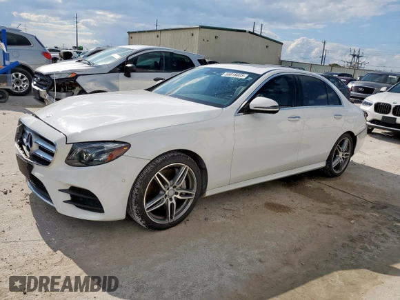 2017 Mercedes-Benz E 300 Luxury with VIN WDDZF4JB6HA203130, listed as a Copart auction lot 55818005 with 56,144 mi miles and Salvage title. Bid and sale history available at DreamBid. Image 1.
