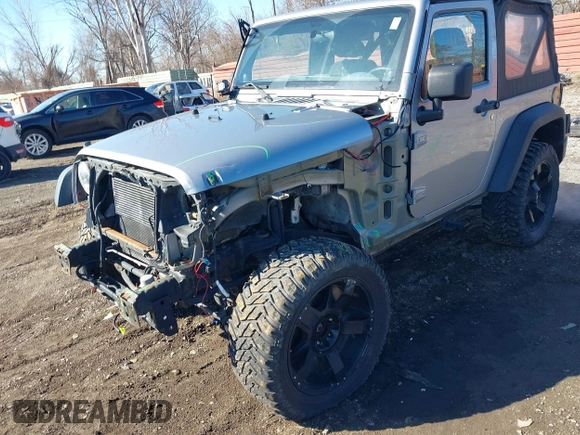 2013 Jeep Wrangler Sport with VIN 1C4AJWAG1DL595509, listed as a IAAI auction lot 41814406 with 59,263 mi miles and . Bid and sale history available at DreamBid. Image 6.