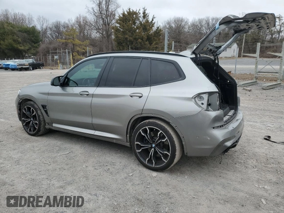 2021 BMW X3 M z VIN 5YMTS0C07M9F36829, wystawiony jako Copart lot #48347655 z przebiegiem 42 698 mil mil oraz Szkoda całkowita • Salvage title. Historia ofert i sprzedaży dostępna na DreamBid. Obrazek 2.