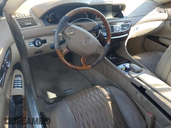 2008 Mercedes-Benz CL-Class V8 with VIN WDDEJ71X98A011968, listed as a Copart auction lot 48122325 with 148,516 mi miles and Salvage Title. Bid and sale history available at carsss.com. Image 8.