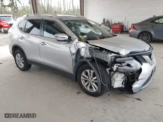 2016 Nissan Rogue S with VIN KNMAT2MVXGP709095, listed as a IAAI auction lot 42014434 with 70,800 mi miles. Bid and sale history available at carsss.com. Image 1.