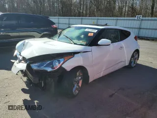 2013 Hyundai Veloster w/Red Int with VIN KMHTC6AD5DU151645, listed as a Copart auction lot 45745045 with 187,386 mi miles and Salvage title. Bid and sale history available at DreamBid. Image 1.