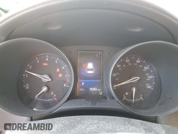 2018 Toyota C-HR XLE with VIN NMTKHMBX7JR046425, listed as a Copart auction lot 76963494 with 19,283 mi miles and Salvage Title. Bid and sale history available at DreamBid. Image 9.