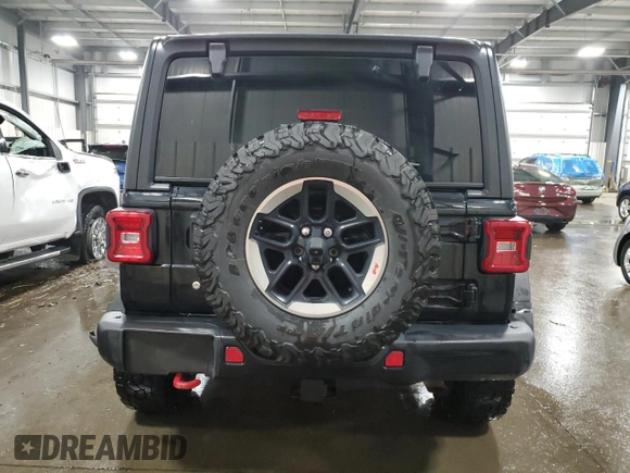 2018 Jeep Wrangler Unlimited Rubicon z VIN 1C4HJXFG4JW176917, wystawiony jako Copart lot #50387035 z przebiegiem 112 687 mil mil oraz Czysty tytuł • Clean title. Historia ofert i sprzedaży dostępna na DreamBid. Obrazek 6.