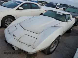 1979 Chevrolet Corvette with VIN 1Z8789S442296, listed as a Copart auction lot 75557234 with 77,800 mi miles and Salvage title. Bid and sale history available at DreamBid. Image 1.