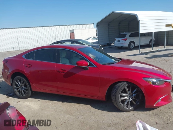 2017 Mazda 6 Grand Touring with VIN JM1GL1X57H1100857, listed as a IAAI auction lot 41773377 with 80,193 mi miles. Bid and sale history available at carsss.com. Image 13.