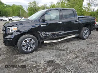 2021 Toyota Tundra Platinum z VIN 5TFAY5F18MX965518, wystawiony jako Copart lot #56329745 z przebiegiem 66 313 mil mil oraz Szkoda całkowita • Salvage title. Historia ofert i sprzedaży dostępna na DreamBid. Obrazek 1.