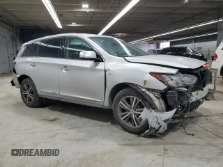 2019 Infiniti QX60 Pure z VIN 5N1DL0MM1KC558149, wystawiony jako Copart lot #47457215 z przebiegiem 61 434 mil mil oraz Szkoda całkowita • Salvage title. Historia ofert i sprzedaży dostępna na DreamBid. Obrazek 4.