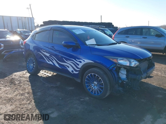 2018 Honda HR-V EX-L Navi with VIN 3CZRU6H78JM722230, listed as a IAAI auction lot 41515761 with 39,713 mi miles. Bid and sale history available at carsss.com. Image 1.