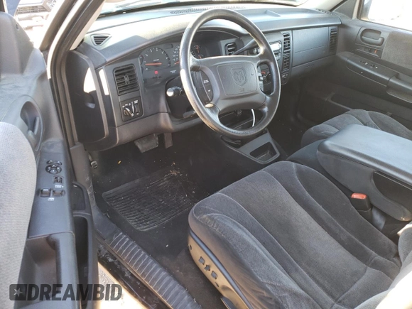 2004 Dodge Dakota SLT with VIN 1D7HG42N94S608873, listed as a Copart auction lot 83300874 with 119,539 mi miles and Salvage Title. Bid and sale history available at carsss.com. Image 8.