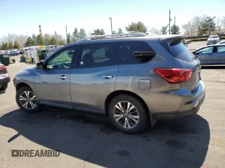2017 Nissan Pathfinder SL with VIN 5N1DR2MM3HC646459, listed as a Copart auction lot 50371155 with 72,420 mi miles and Salvage Title. Bid and sale history available at DreamBid. Image 2.
