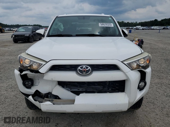 2017 Toyota 4Runner SR5 z VIN JTEBU5JR9H5424696, wystawiony jako Copart lot #58629325 z przebiegiem 154 702 mil mil oraz Szkoda całkowita • Salvage title. Historia ofert i sprzedaży dostępna na DreamBid. Obrazek 5.