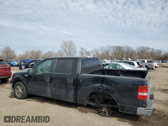 2007 Ford F-150 XLT with VIN 1FTRW12WX7FA85403, listed as a Copart auction lot 46166425 with 246,568 mi miles and Salvage Title. Bid and sale history available at carsss.com. Image 2.