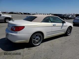 2008 Chrysler Sebring Limited with VIN 1C3LC65M58N692617, listed as a Copart auction lot 65540345 with 30,603 mi miles and Salvage title. Bid and sale history available at DreamBid. Image 3.