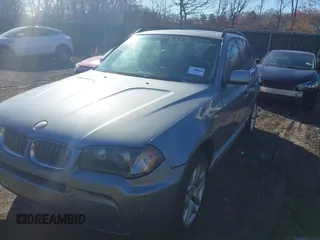 2006 BMW X3 3.0i with VIN WBXPA93446WG81824, listed as a IAAI auction lot 41766176 with 999,999 mi miles. Bid and sale history available at carsss.com. Image 2.