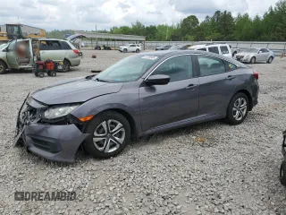 2017 Honda Civic LX with VIN 19XFC2F52HE222865, listed as a Copart auction lot 54106565 with 101,528 mi miles and Salvage title. Bid and sale history available at DreamBid. Image 1.