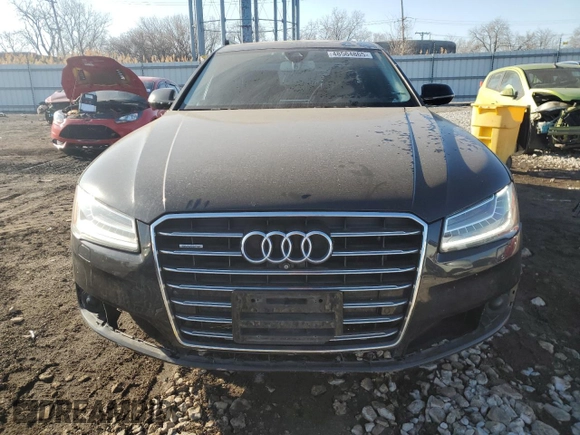 2015 Audi A8 L 4.0T with VIN WAU32AFD0FN016733, listed as a Copart auction lot 48564865 with 102,581 mi miles and Salvage Title. Bid and sale history available at carsss.com. Image 5.