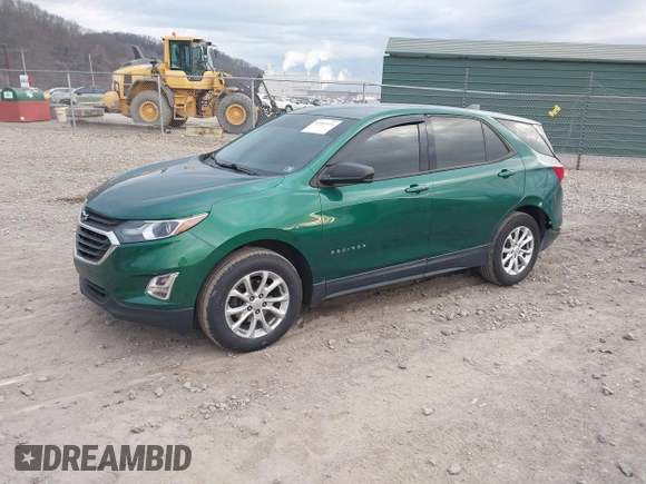 2018 Chevrolet Equinox LS with VIN 2GNAXHEV0J6183998, listed as a IAAI auction lot 41902116 with 67,995 mi miles and . Bid and sale history available at DreamBid. Image 17.