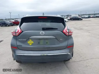 2017 Nissan Murano SL with VIN 5N1AZ2MG4HN143623, listed as a IAAI auction lot 41410362 with 120,035 mi miles. Bid and sale history available at carsss.com. Image 16.