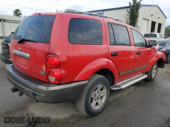 2005 Dodge Durango SLT z VIN 1D4HB48D05F566713, wystawiony jako Copart lot #84339944 z przebiegiem 190 851 mil mil oraz Szkoda całkowita • Salvage title. Historia ofert i sprzedaży dostępna na DreamBid. Obrazek 3.