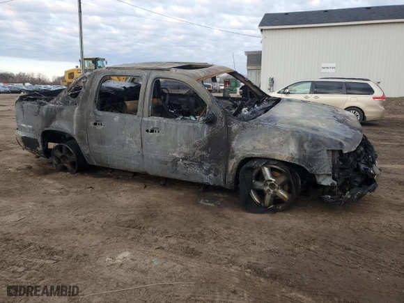 2009 Chevrolet Avalanche LTZ with VIN 3GNEC32039G183602, listed as a Copart auction lot 48079235 with 0 mi miles and Clean Title. Bid and sale history available at carsss.com. Image 4.