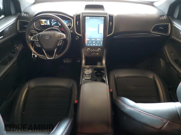 2021 Ford Edge SEL with VIN 2FMPK4J93MBA47648, listed as a Copart auction lot 49496295 with 34,672 mi miles and Salvage Title. Bid and sale history available at carsss.com. Image 8.