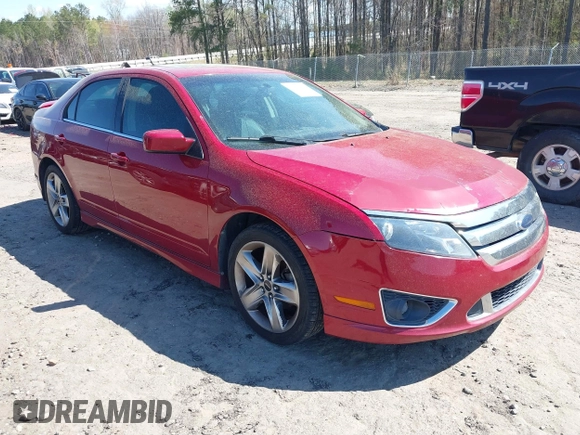 2010 Ford Fusion SPORT with VIN 3FAHP0DC3AR144734, listed as a IAAI auction lot 41853231 with 167,662 mi miles. Bid and sale history available at carsss.com. Image 1.