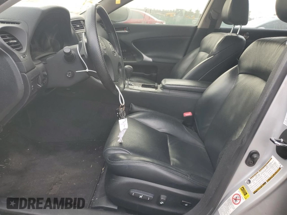 2010 Lexus IS 350 with VIN JTHBE5C2XA5024202, listed as a Copart auction lot 89040045 with Not Provided miles and Salvage Title. Bid and sale history available at DreamBid. Image 7.