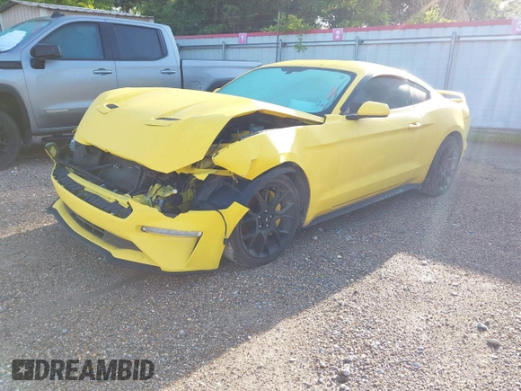 2018 Ford Mustang EcoBoost with VIN 1FA6P8TH2J5113075, listed as a IAAI auction lot 42187357 with 71,393 mi miles and . Bid and sale history available at DreamBid. Image 18.