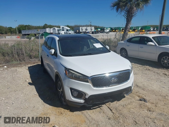 2017 Kia Sorento EX V6 with VIN 5XYPH4A54HG192831, listed as a IAAI auction lot 41723220 with 115,948 mi miles. Bid and sale history available at carsss.com. Image 6.