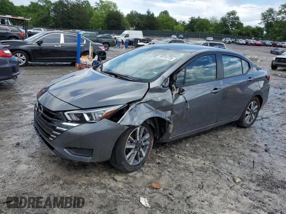 2023 Nissan Versa SV with VIN 3N1CN8EV3PL821868, listed as a Copart auction lot 56916735 with 50,679 mi miles and Salvage title. Bid and sale history available at DreamBid. Image 1.