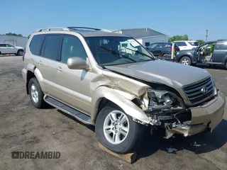 2006 Lexus GX 470 with VIN JTJBT20X360109003, listed as a IAAI auction lot 42597021 with 176,862 mi miles and . Bid and sale history available at DreamBid. Image 1.