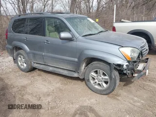 2006 Lexus GX with VIN JTJBT20X960100449, listed as a IAAI auction lot 41709854 with 199,476 mi miles. Bid and sale history available at carsss.com. Image 1.