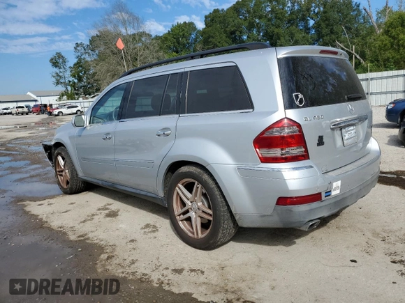 2009 Mercedes-Benz GL-Class 4.6L with VIN 4JGBF71E29A450066, listed as a Copart auction lot 73738034 with 108,285 mi miles and Salvage Title. Bid and sale history available at carsss.com. Image 2.