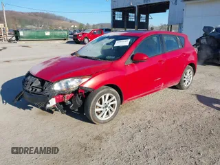 2013 Mazda 3 i Touring with VIN JM1BL1LP9D1742010, listed as a IAAI auction lot 41895365 with 154,476 mi miles and . Bid and sale history available at carsss.com. Image 2.